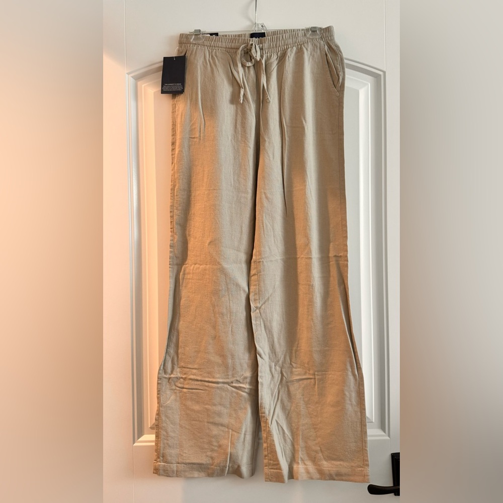 Gap Linen Pull On Pant